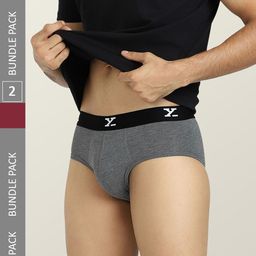 XYXX Men Pack Of 2 Low-Rise Anti Microbial Briefs-picture-44