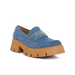 London Rag Women Heeled Denim Chunky Loafers-picture-33
