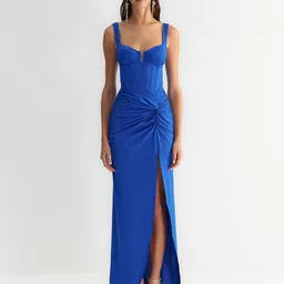 Trendyol Sweetheart Neck Maxi Dress-image-7