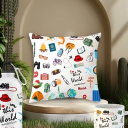ARTBUG 3 Pieces White Printed Home Gift Set-picture-27