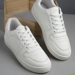 HRX by Hrithik Roshan Women White Perforations Comfort Insole Basics Sneakers-picture-31