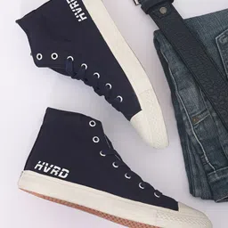 Harvard Men Blue Printed Sneakers-picture-49