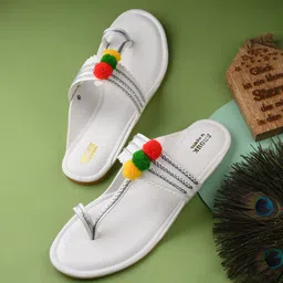 Anouk Embellished One Toe Flats image 1