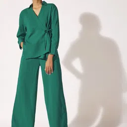 The Label Life Women Straight Fit High-Rise Trousers-image-51