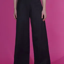WESTHOOD Women Relaxed High-Rise Trousers-image-66