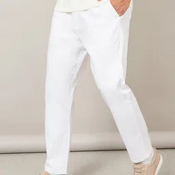 Styli Men Cotton Linen Trousers-picture-34