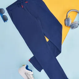 Pantaloons Junior Boys Mid Rise Cotton Regular Trousers-picture-50