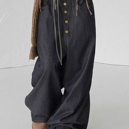LULU & SKY Women Loose Fit Low-Rise Trousers-picture-6