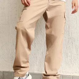 Hubberholme Men Relaxed Straight Leg Loose Fit Chinos Trousers-picture-31