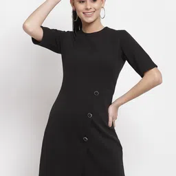 Style Quotient Black Sheath Dress-picture-39