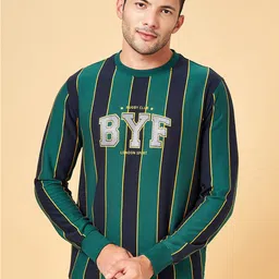 BYFORD by Pantaloons Typography Printed Round Neck Cotton Pullover Regular Sweatshirt image 1