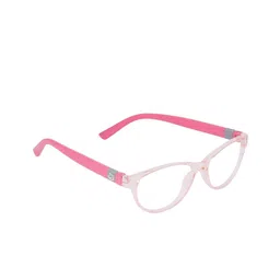 OPTIFY Unisex Clear Lens & Pink Cateye Sunglasses with UV Protected Lens image 1