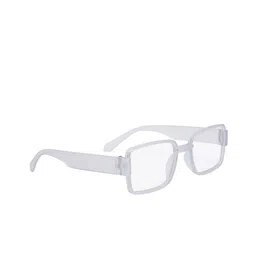 GARTH Unisex Square Sunglasses With UV Protected Lens GRT_SMILTY_WHT image 1