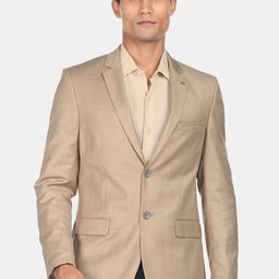 AD By Arvind Men Tailored-Fit Single Breasted Blazers-picture-21