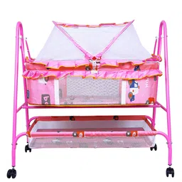 1st Step Kids Pink Printed Cradles-picture-35