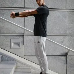 ADIDAS Men Essentials Fleece Regular Tapered Joggers-image-79