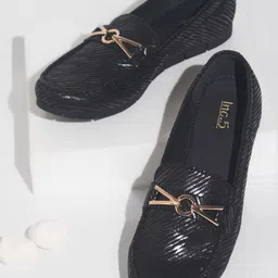 Inc 5 Women Printed Comfort Insole Horsebit Loafers image 1