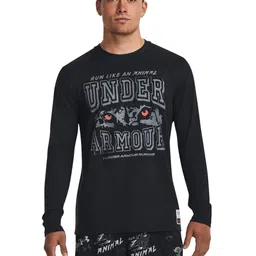 UNDER ARMOUR Run Like A Typography Printed Long Sleeves T-Shirt-picture-34