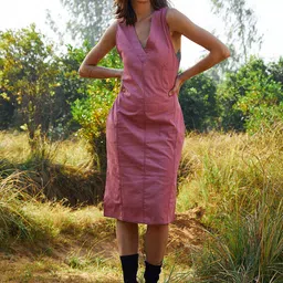 Athena Denim Sheath Dress-picture-36