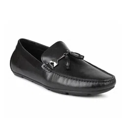 ATESBER by Inc.5 Men Black Leather Casual Loafers-picture-36