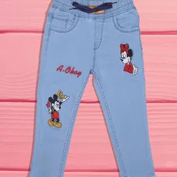 A-Okay Girls Slim Fit High-Rise Clean Look Embroidered Cotton Jeans-picture-21