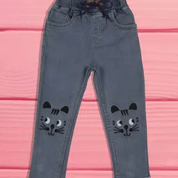 A-Okay Girls Slim Fit High-Rise Clean Look Embroidered Cotton Jeans-picture-20
