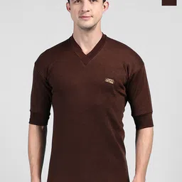 Lux Cottswool Pack Of 2 V-Neck Thermal Tops-picture-24