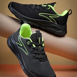 Action Boys Mesh Running Non-Marking Shoes-picture-14