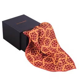 CHOKORE Indian Heart Line Men Printed Silk Pocket Squares-image-65