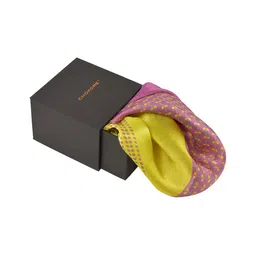 CHOKORE Men Printed Pure Satin Silk Pocket Square image 2