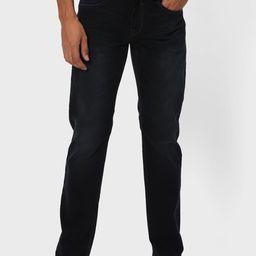 Mufti Men Originals Straight Fit Stretchable Clean Look Jeans-picture-33