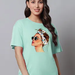 Kanvin Printed Cotton Lounge T-shirt-picture-31