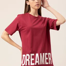 Lounge Dreams Pure Cotton Oversized Tshirt-image-72