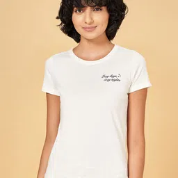 Dreamz by Pantaloons Printed Round Neck Cotton Lounge T-shirts-image-8