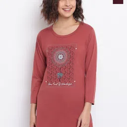 Duchess Women  Pack Of 2 Printed Lounge T-Shirts-image-62