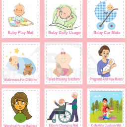 Orange Colour Crib Sheet Medium Waterproof Reusable Instadry Extra Absorbent Baby Dry Sheet 100X70 Cms ( Rust) by Dream Care image 5