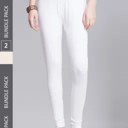 Dollar Missy Pack Of 2 Ankle Length Leggings-picture-29