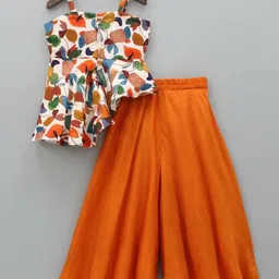 BAESD Girls Ethnic Motifs Printed Regular Kurti with Palazzos-picture-17
