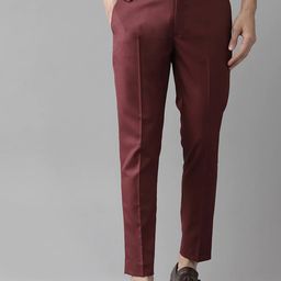 FUBAR Men Relaxed Fit Easy Wash Formal Trousers-picture-38