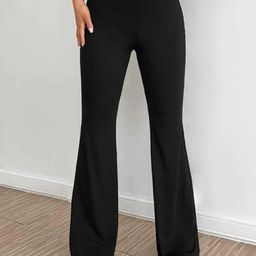 Next One Women Smart Flared High-Rise Easy Wash Cotton Trousers-picture-37