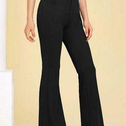 Next One Women Smart Flared High-Rise Easy Wash Bootcut Trousers-picture-2