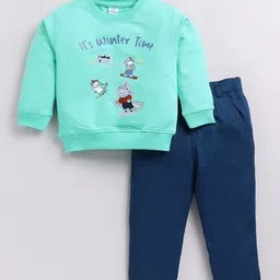 Dollar Infants Boys Printed Sweatshirt With Trousers-image-2
