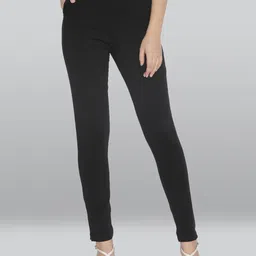 LYRA Women Pencil Easy Wash Slim Fit Cotton Cigarette Trousers-picture-14