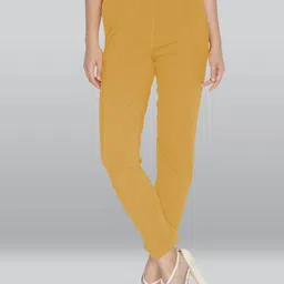 LYRA Women Pencil Slim Fit Easy Wash Trousers-image-42