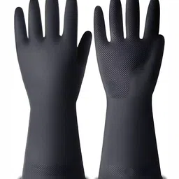 RBGIIT Black 2 Pieces Cleaning Kitchen Gloves-picture-12