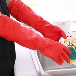 RBGIIT Red Kitchen Cleaning Gloves-picture-18