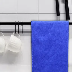 Kuber Industries Blue & Purple 4 Pieces Microfiber Kitchen Towels-image-98