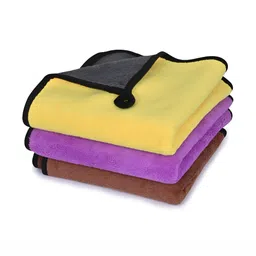 LOOM LEGACY 3 Pieces Purple & Yellow Microfiber 600 GSM Kitchen Towels-picture-10