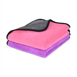 LOOM LEGACY 2 Pieces Lavender-colored Microfiber 600 GSM Kitchen Towels-image-71