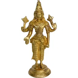 Aakrati Yellow Religious Idol Showpiece image 1